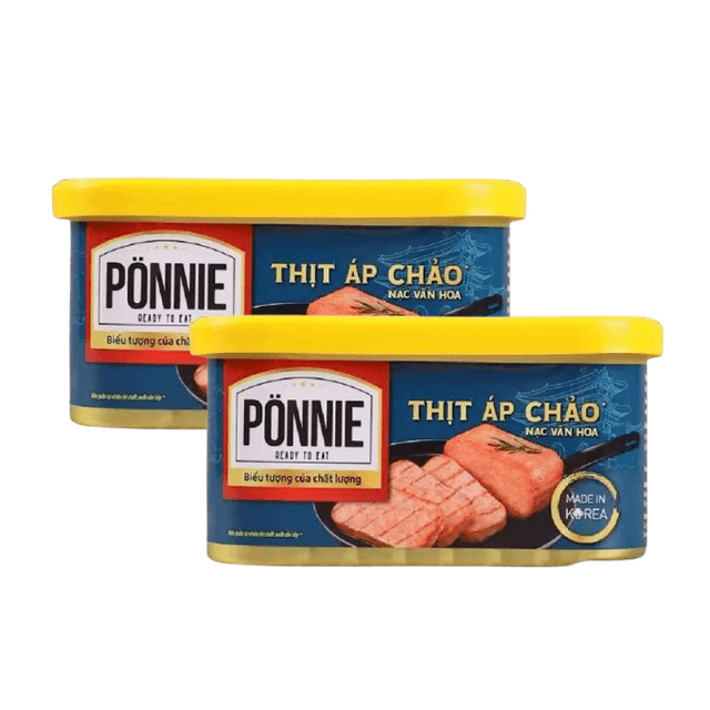 Combo 2 hộp thịt áp chảo Ponnie (2 hộp)