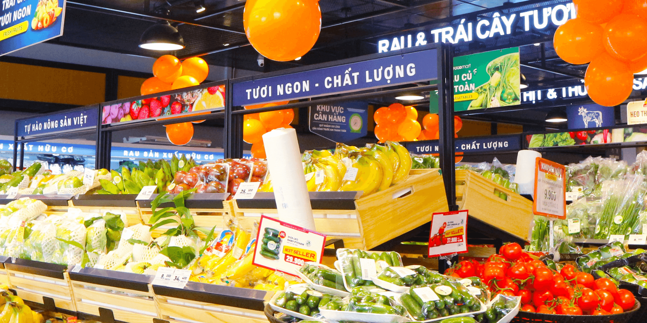 Chuỗi 100+ siêu thị thực phẩm Việt Nam và Thế giới