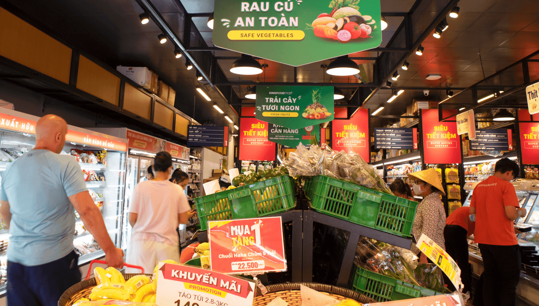 Chuỗi 100+ siêu thị thực phẩm Việt Nam và Thế giới