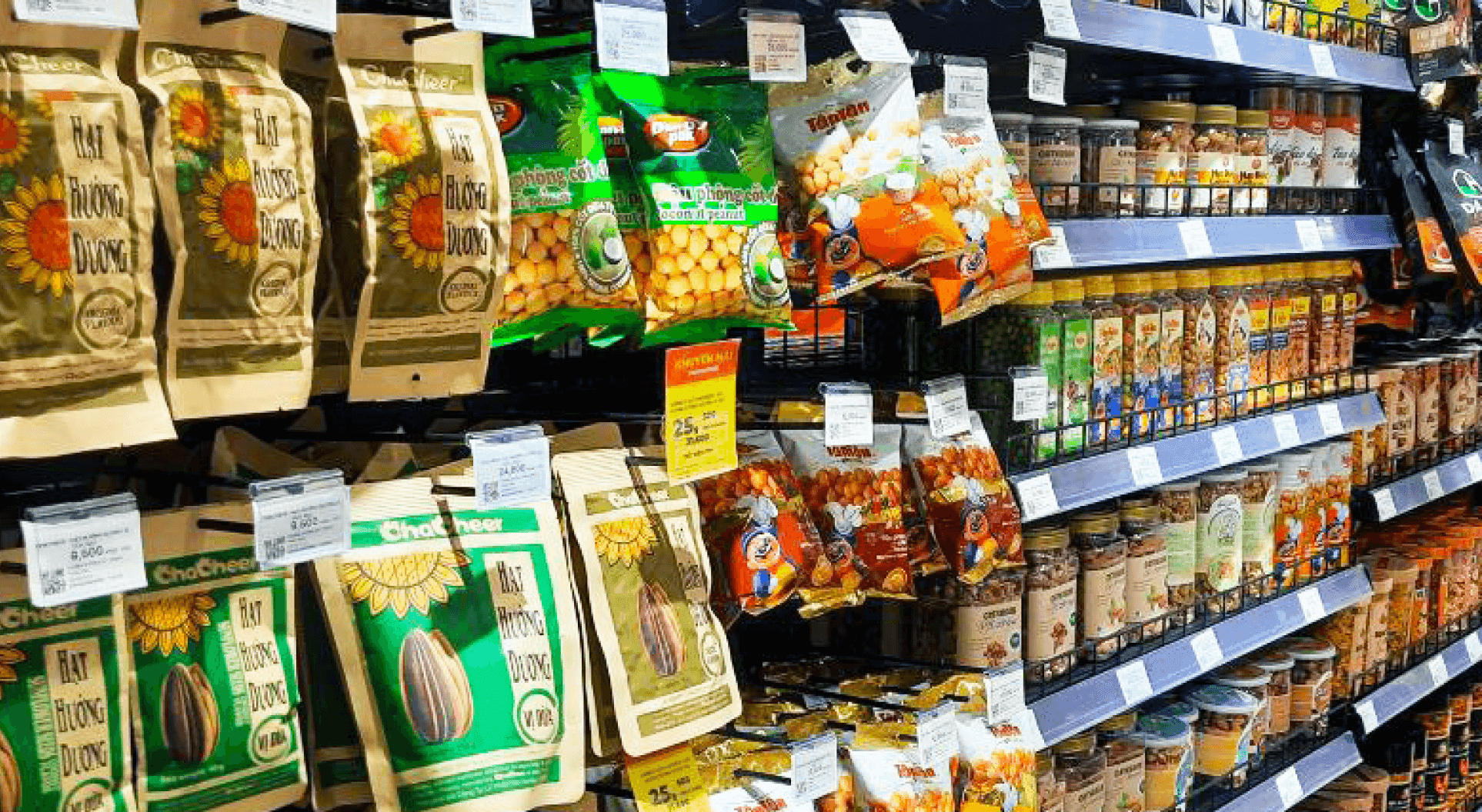 Chuỗi 100+ siêu thị thực phẩm Việt Nam và Thế giới