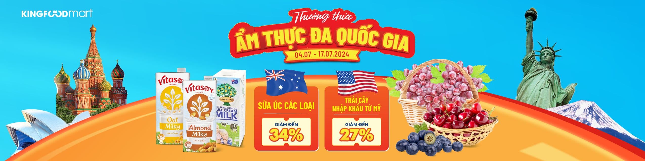THƯỞNG THỨC ẨM THỰC ĐA QUỐC GIA