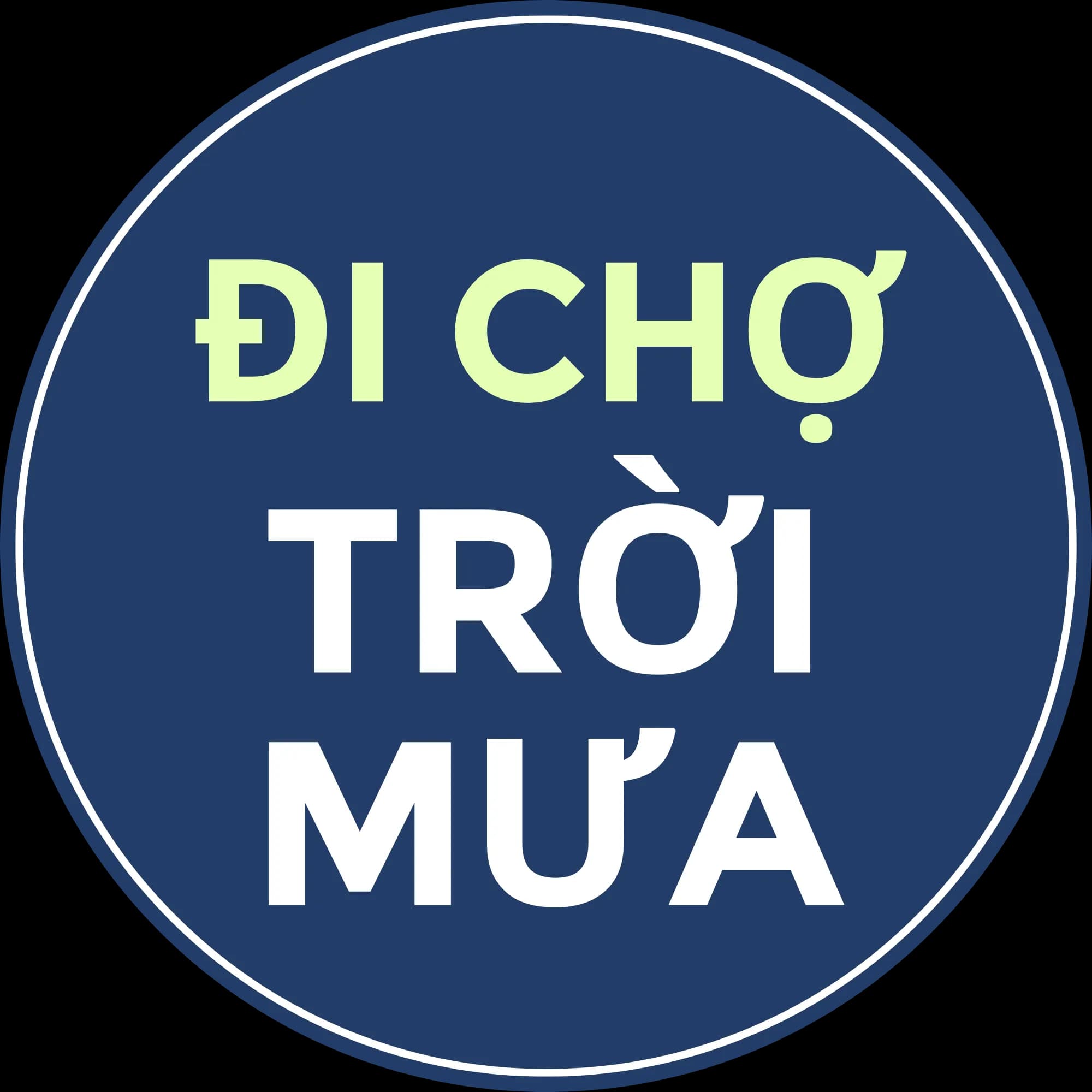 Đi chợ trời mưa
