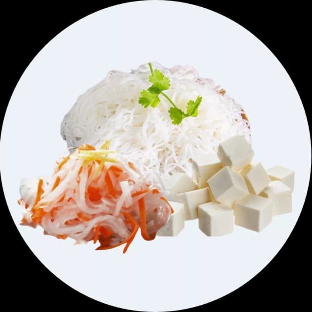 Bún tươi, đậu hũ, dưa chua