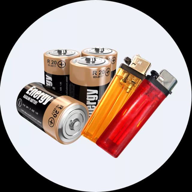 Pin, bật lửa