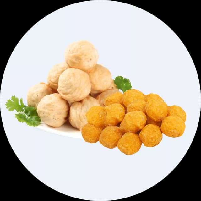 Mực viên, tôm viên