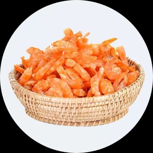 Tôm, mực, cá khô