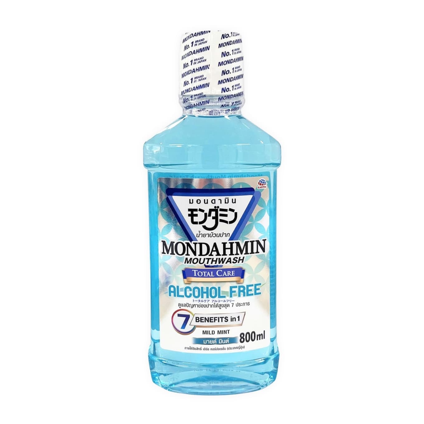 Nước súc miệng Alcohol Free Mondahmin chai 800ml (1 Chai)