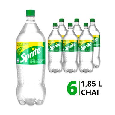 Lốc nước ngọt Sprite hương chanh 1.85 lít (6 chai)