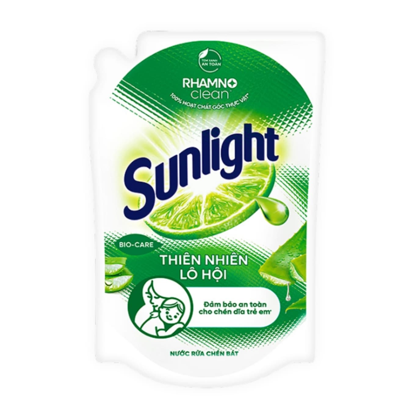 Nước rửa chén thiên nhiên lô hội Sunlight túi 2kg (1 Túi)
