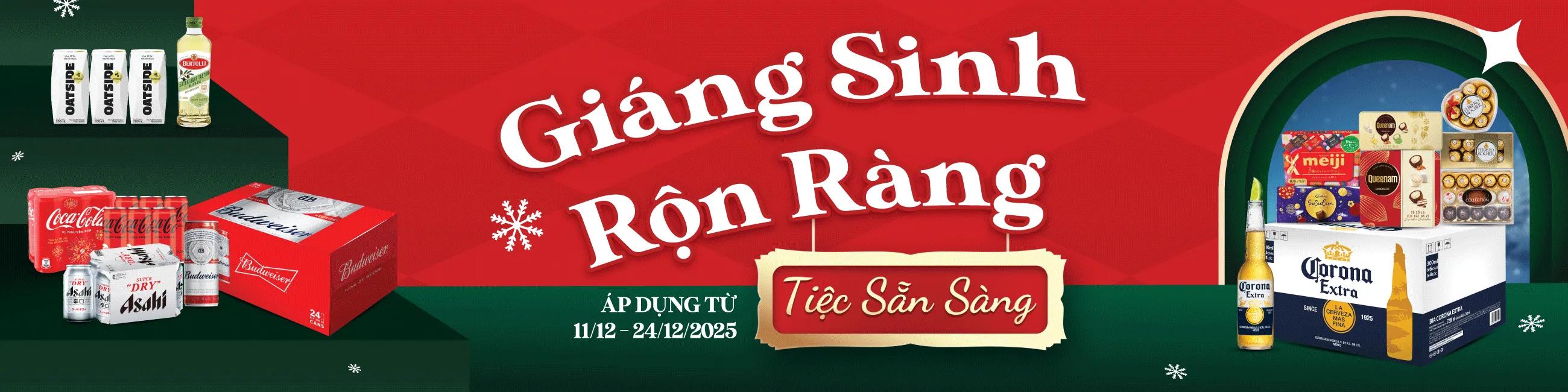 GIÁNG SINH RỘN RÀNG TIỆC SẴN SÀNG