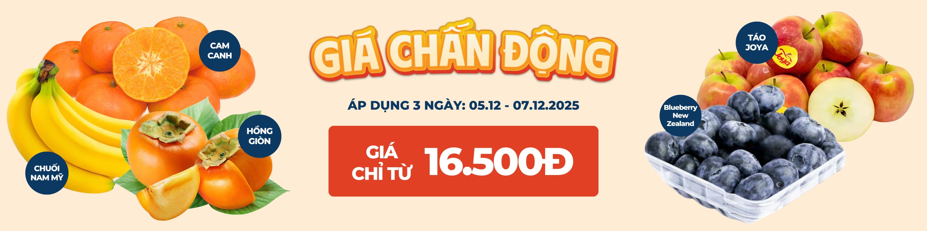 Giá chấn động 5.12 - 7.12