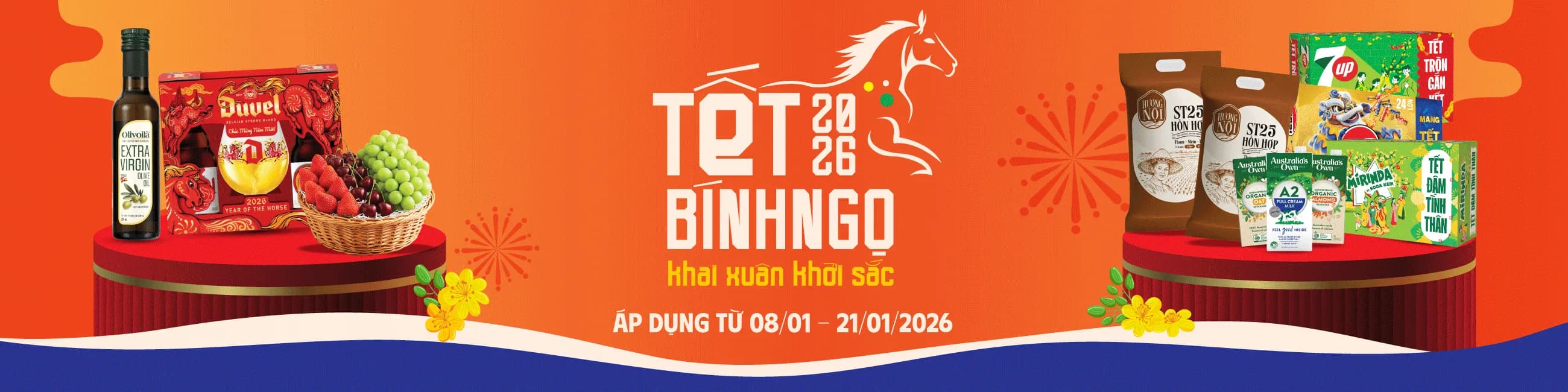 TẾT BÍNH NGỌ 2026 KHAI XUÂN KHỞI SẮC 08/01-21/01/2026