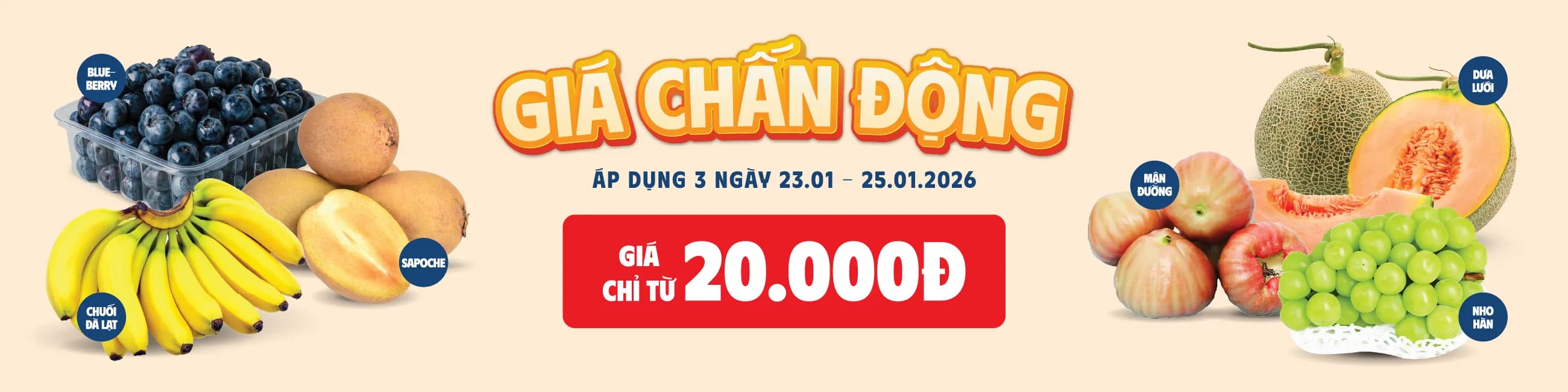 Giá chấn động 23-25.1