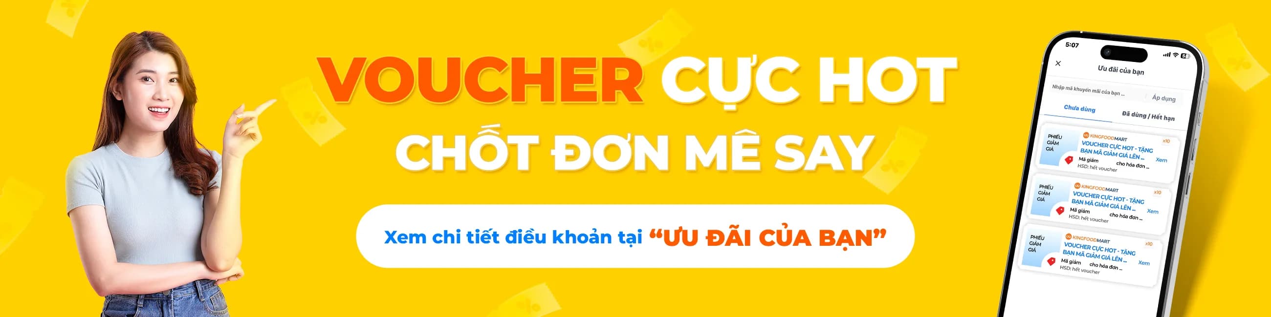 VOUCHER CỰC HOT, CHỐT ĐƠN MÊ SAY! 2025