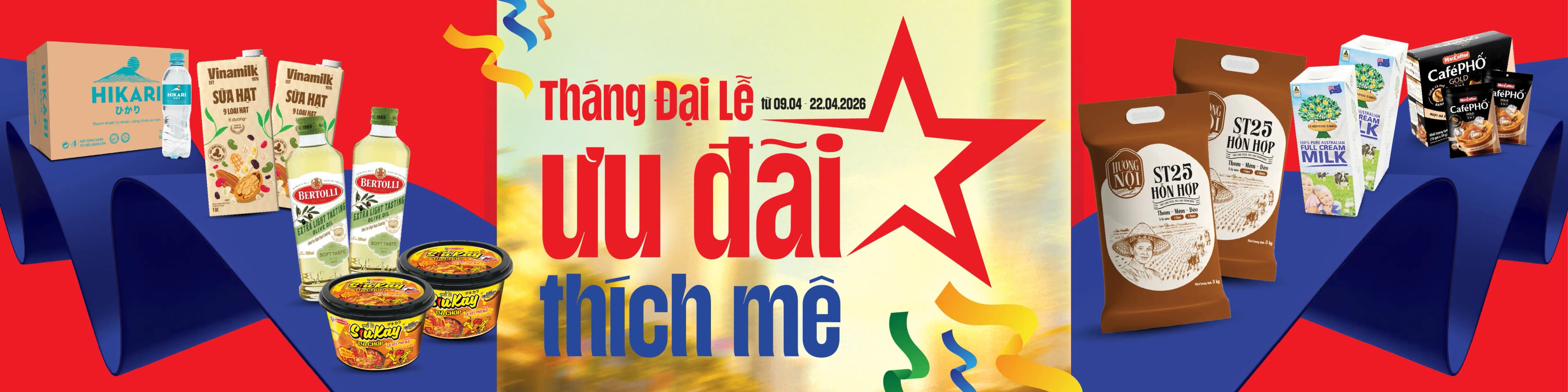 Tháng đại lễ, ưu đãi thích mê