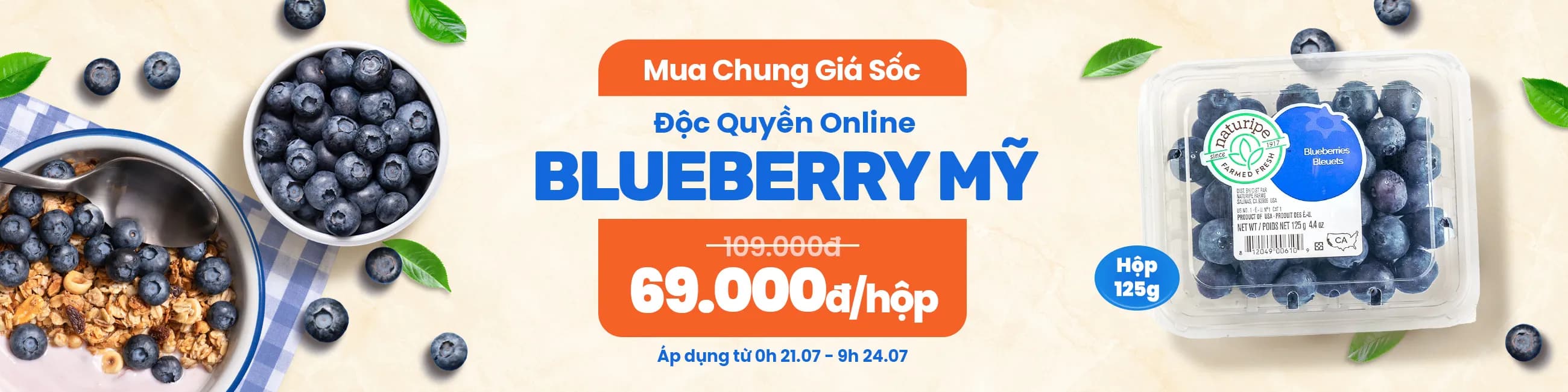 Mua chung blueberry