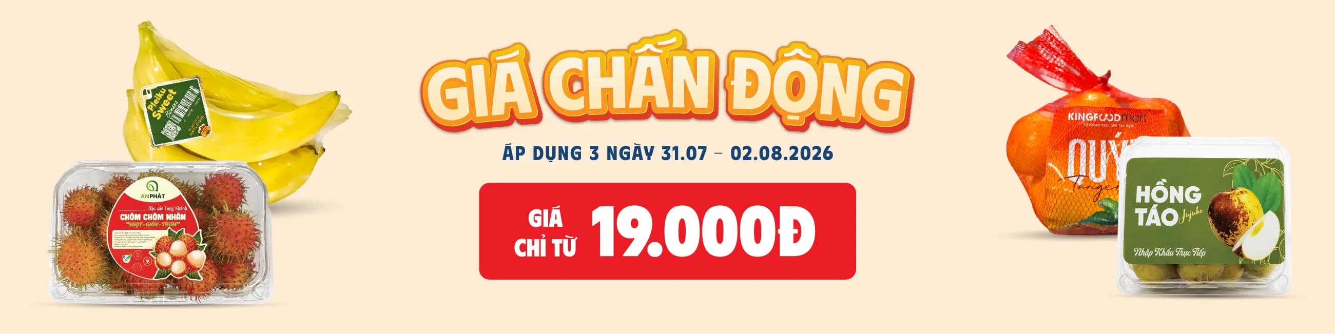 Giá chấn động 31.7-02.08