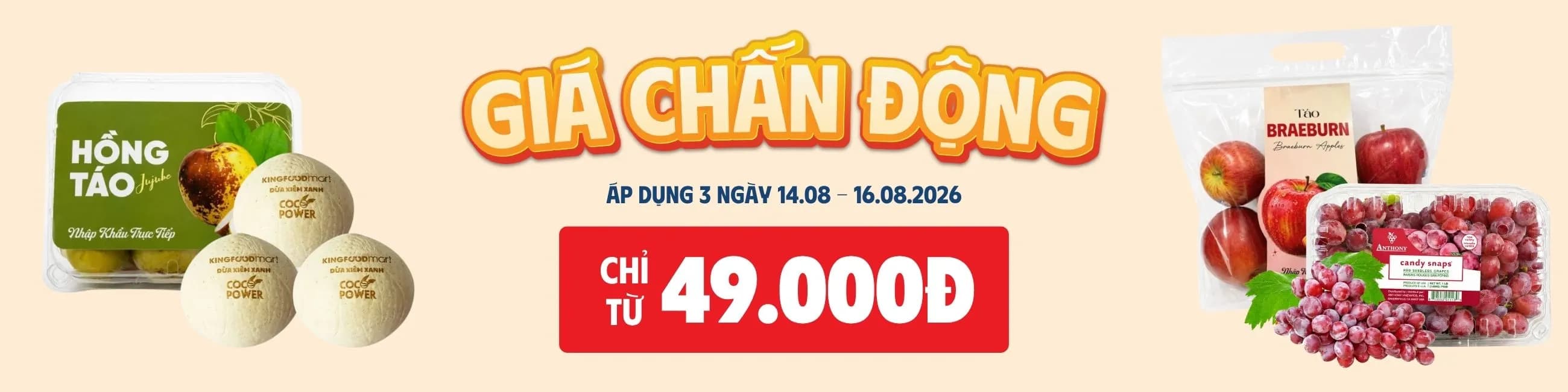 Giá chấn động 14-16.8