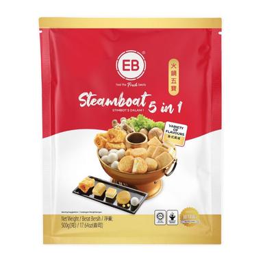 Combo lẩu viên hải sản 5in1 EB gói 500g (1 Gói)