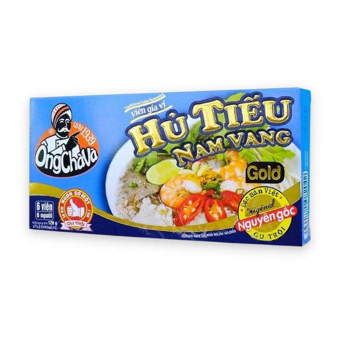 Viên gia vị hủ tiếu gold Ông Chà Và hộp 126g
