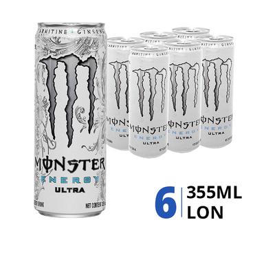 Lốc nước tăng lực Ultra Energy Monster 355ml (6 Lon)