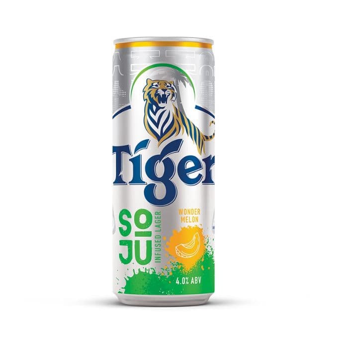 Bia Tiger Soju Wonder Melon vị dưa lưới 330ml (1 Lon)