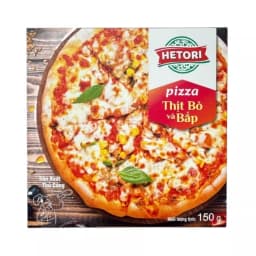 Pizza thịt bò và bắp Hetori 150g (1 Hộp)