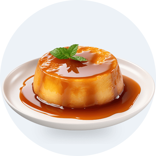 Bánh flan, thạch, chè