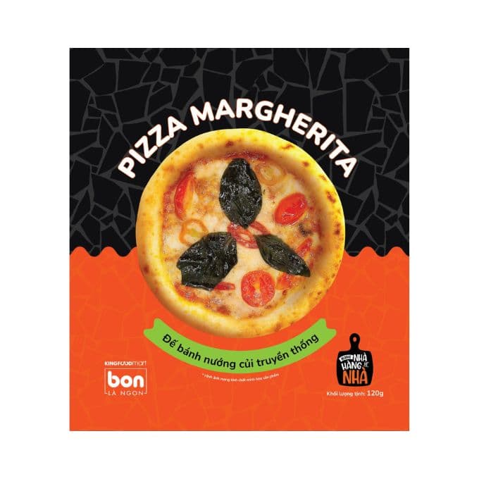 Pizza Margherita KINGxBON 120g (1 Cái) Chuỗi siêu thị thực phẩm tươi  ngon, chất lượng Kingfoodmart