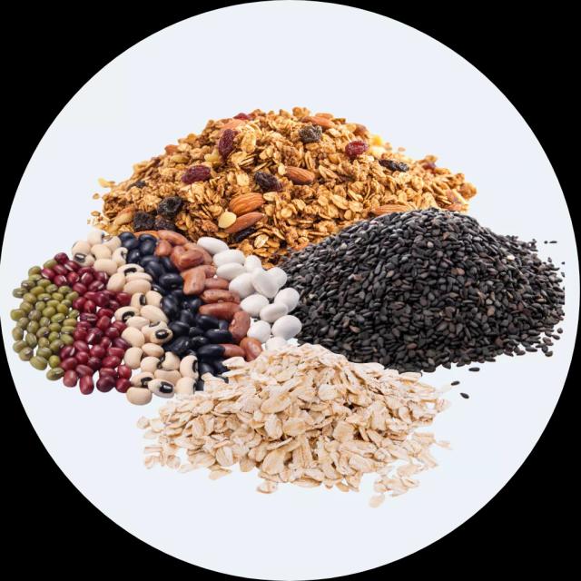 Đậu, hạt, ngũ cốc, yến mạch