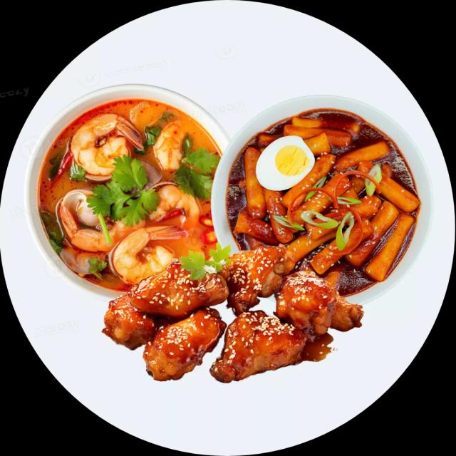 Món Hàn, Trung, Nhật, Thái