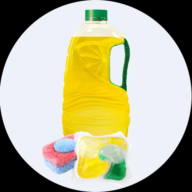 Nước, viên rửa chén