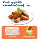 Combo Cánh giữa gà 600g và Xốt gà nướng mật ong Dh Foods