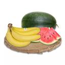 Combo chuối Nam Mỹ + dưa hấu ruột đỏ Long An (1 Combo)