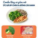 Combo bông cải xanh 320g và ức gà 500g