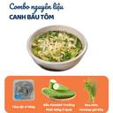 Combo canh Bầu xanh tôm