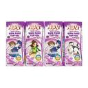 Lốc sữa tươi trái cây hương nho Nuvi hộp 180ml (4 Hộp)