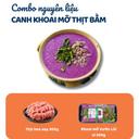 Combo canh Khoai mỡ thịt bằm