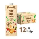 Thùng sữa 9 loại hạt Super Nut Vinamilk hộp 1L (12 Hộp)