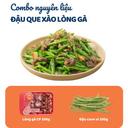 Combo Xào: Đậu Cove 250g & Lòng Gà 250g