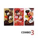 Ăn vặt cho bé - 3 gói bánh que toppo nhiều vị Lotte