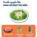 Combo canh Cải ngọt thịt bằm