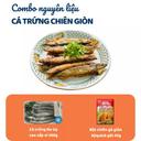 Combo cá trứng chiên