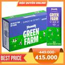 Thùng sữa tươi tiệt trùng Green farm ít đường Vinamilk 180ml (48 Hộp)