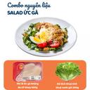 Combo 500g ức gà và xà lách