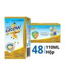 Thùng sữa dinh dưỡng pha sẵn hương vani Abbott Grow Gold hộp 110ml (48 Hộp)