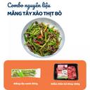 Combo diềm thăn bò 250g & Măng tây xanh nhỏ 200g