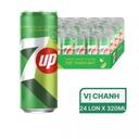 Thùng nước ngọt 7UP 320ml (24 lon)