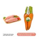Combo 500g ức gà và cà rốt