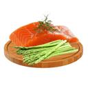 Set cá hồi Nauy măng tây xanh áp chảo